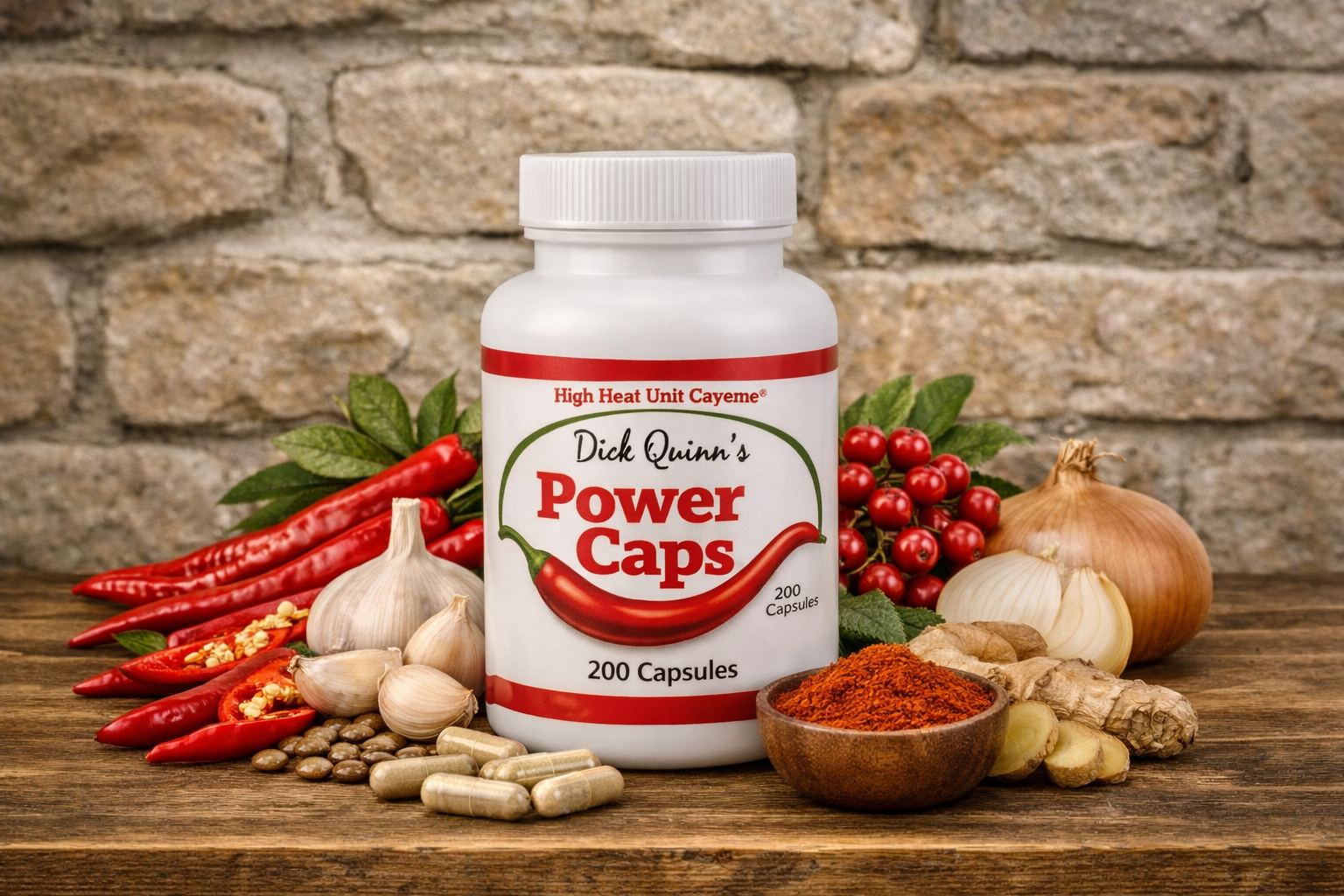 Dick Quinn’s Cayenne Pepper: The Fiery Herbal Formula That Supports Circulation and Heart Health