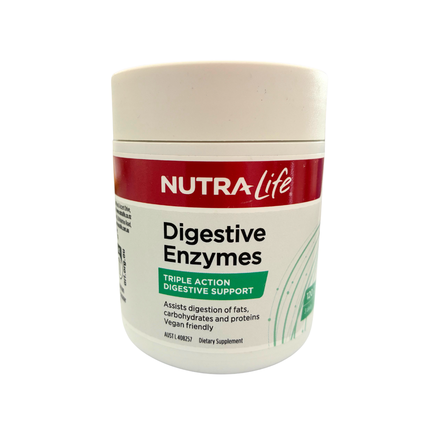 Digestive Enzymes Nutra Life - 120 Capsules