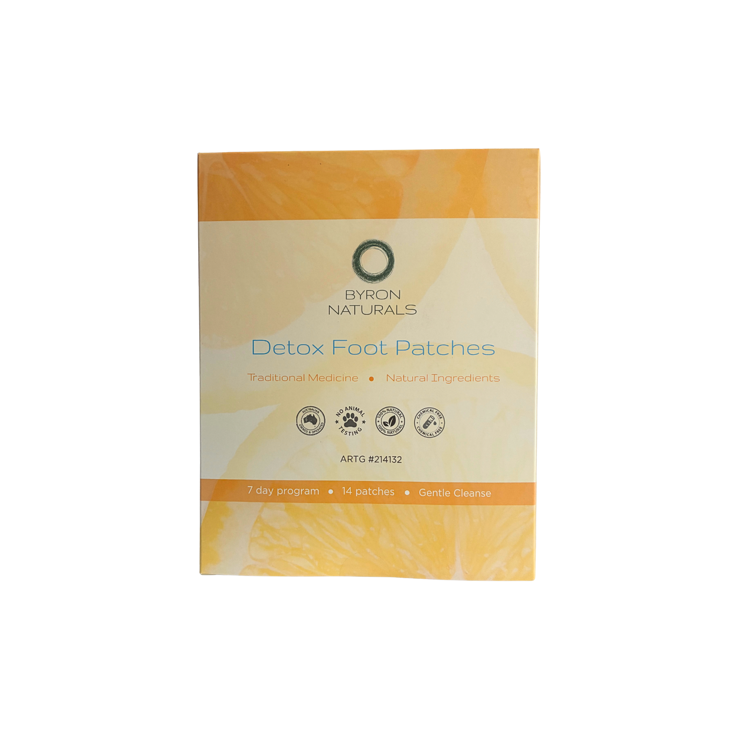 Detox Foot Patches Byron Naturals - Box of 7 Pairs
