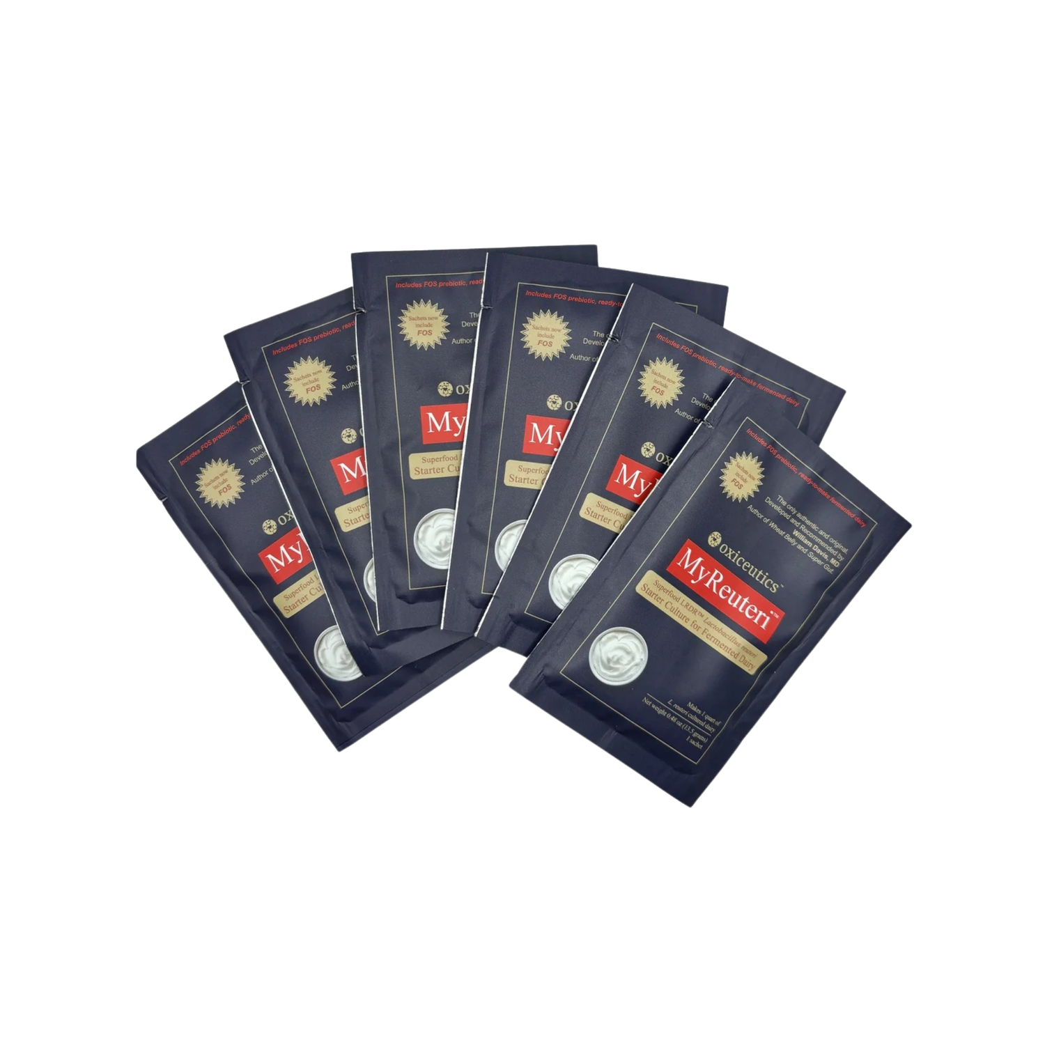 MyReuteri - L. Reuteri Fermented Dairy Starter Culture plus FOS and Inulin - 6 Sachets